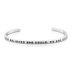 MantraBand® Bracelet She Believed She Could